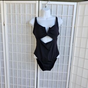 LOFT Black One-Piece Swimsuit